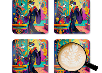 Phantoms of Elegance Corkwood Coaster Set