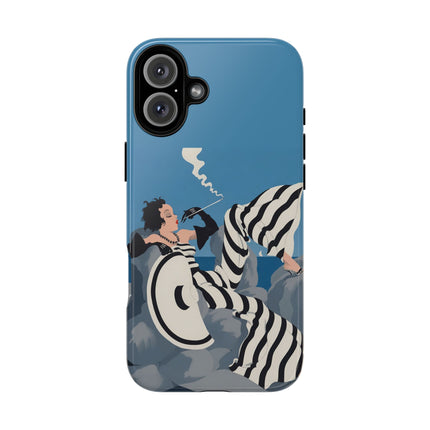 Art Deco Smoker Phone Case – Glamorous Lounging & Timeless Allure