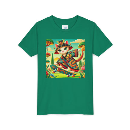 Dragon Dance on Wheels Youth Short Sleeve Tee