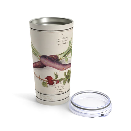 Carrot, Daucus carota and red currant, Ribes rubrum by Anselmus Boëtius de Boodt Tumbler 20oz