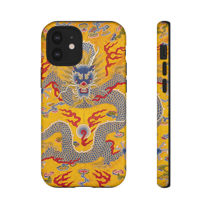 Majestic Dragon Regalia – Imperial 12-Symbol Robe Phone Cases