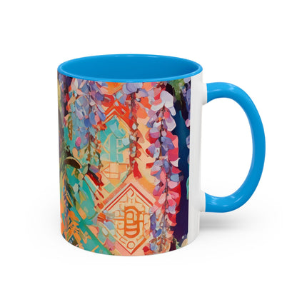 Golden Wisteria Symphony Colorful Mugs (11oz, 15oz)