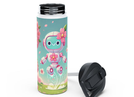 Sakura Sentinel Stainless Steel Water Bottle, Standard Lid