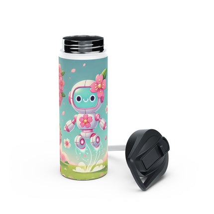 Sakura Sentinel Stainless Steel Water Bottle, Standard Lid