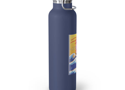 Golden Seas and Whimsical Dreams Copper Vacuum Insulated Bottle, 22oz