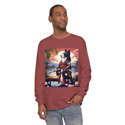 Border Collie Warrior Long Sleeve T-Shirt