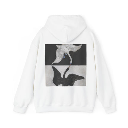 The Swan by Hilma af Klint Heavy Blend™ Hooded Sweatshirt