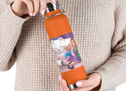 Joy of Friendship Copper Vacuum Insulated Bottle, 22oz