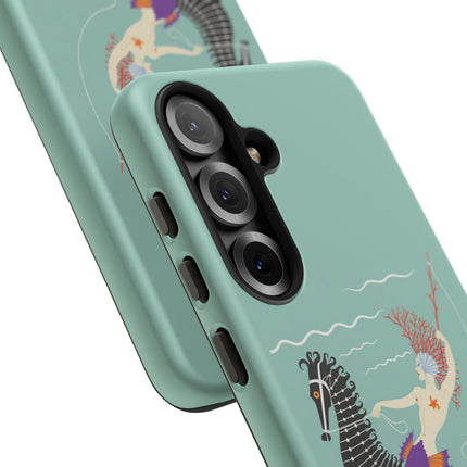 Mermaid on Seahorse Phone Case – Mythic Ocean Grace