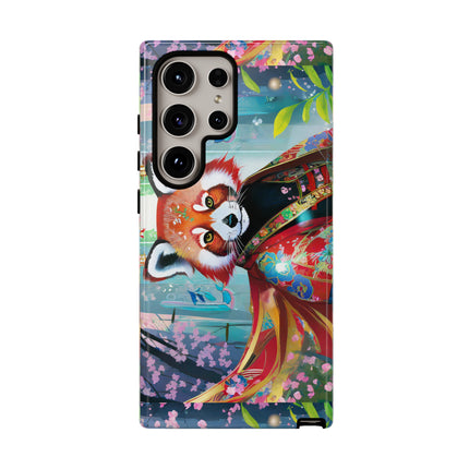 Cybernetic Red Panda Phone Cases