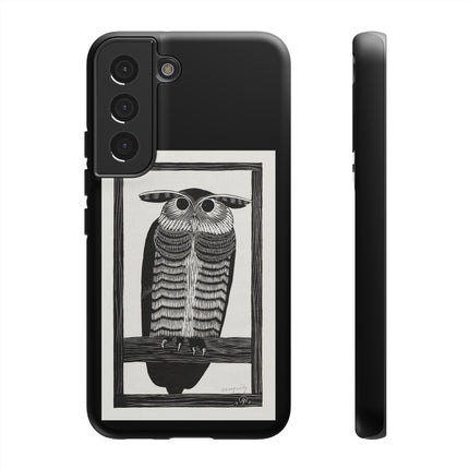 Horned Owl by Samuel Jessurun de Mesquita Phone Cases