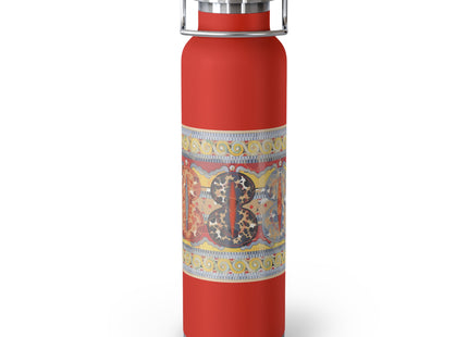Reproduction of the Shield Frieze by Emile Gilliéron Copper Vacuum Insulated Bottle, 22oz