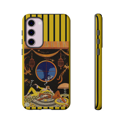 Falbalas et fanfreluches La paresse (Laziness) by George Barbier Phone Cases