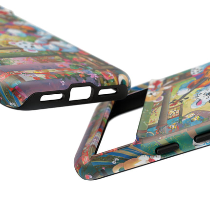 Melodies of the Snow Lion Cub Phone Cases
