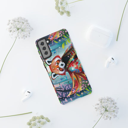 Cybernetic Red Panda Phone Cases