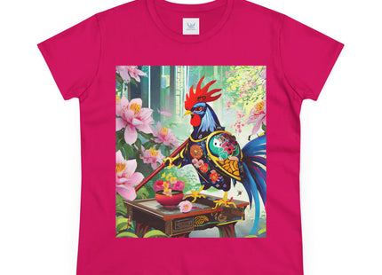 Cyberpunk Rooster Cotton Tee