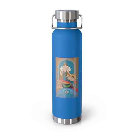 April & Diamond (from the Gem Series) by Sofia Chiostri Copper Vacuum Insulated Bottle, 22oz