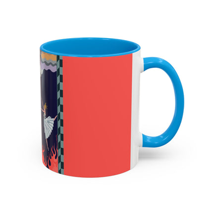 The Firebird's Awakening Colorful Mug (11oz, 15oz) – Ballet Fantasy, Mythic Fire & Art Deco Drama