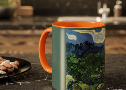 Olive Trees by Vincent Van Gogh Colorful Mugs (11oz, 15oz)
