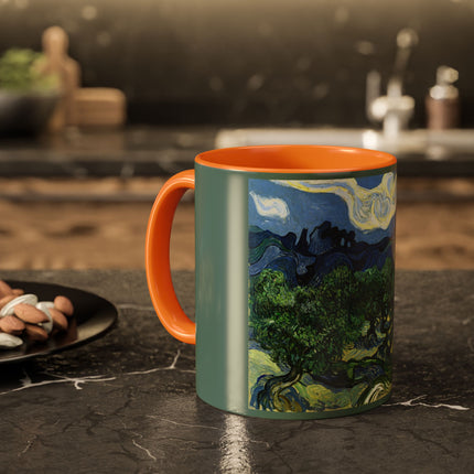 Olive Trees by Vincent Van Gogh Colorful Mugs (11oz, 15oz)