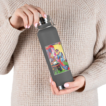 A Timeless Journey by Umberto Brunelleschi Copper Vacuum Insulated Bottle, 22oz
