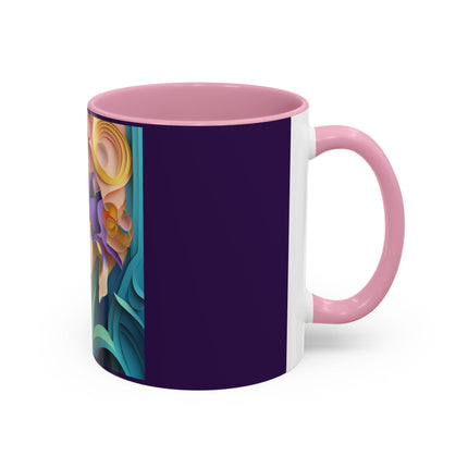 The Elegant Iris Flower Colorful Mugs (11oz, 15oz)
