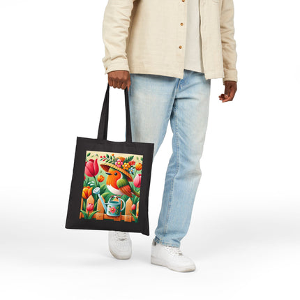 The Little Garden Tender Cotton Canvas Tote Bag – Sunshine, Care & Storybook Charm