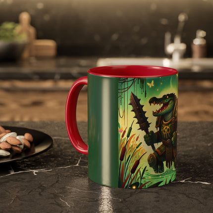 Swamp Tyrant Colorful Mugs (11oz, 15oz)