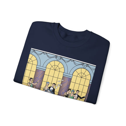 Au Revoir by George Barbier Heavy Blend™ Crewneck Sweatshirt