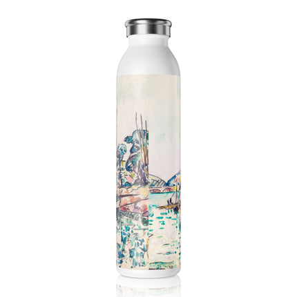 Concarneau by Paul Signac Slim Water Bottle