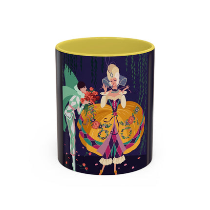 Moonlit Masquerade: The Fairy Queen's Ball Colorful Mug (11oz, 15oz) – Fairy Tale Elegance, Fantasy Charm & Enchanted Style