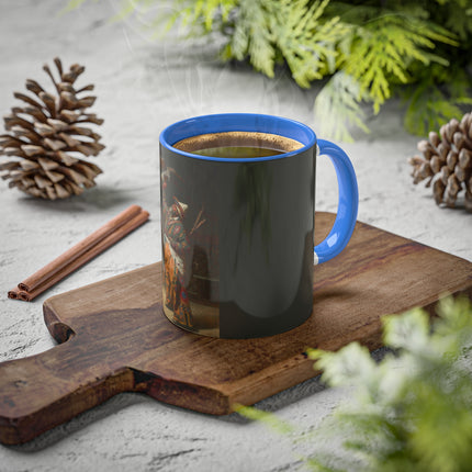 A Rich Kirghiz Huntsman with a Falcon by Vasily Vereshchagin Colorful Mugs, 11oz