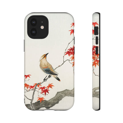 Japanese Bird on Maple by Ohara Koson Phone Cases