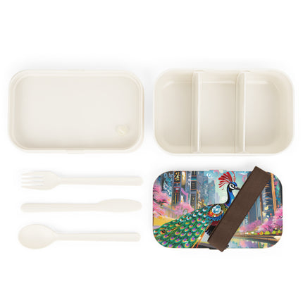 Techno Plumes Bento Lunch Box