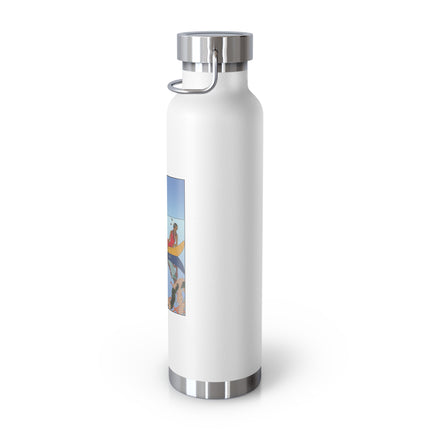 Le long du Missouri (Indian couple on the Missouri River) by George Barbier Copper Vacuum Insulated Bottle, 22oz