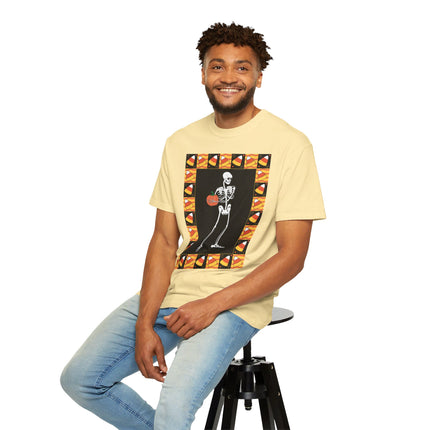 Candy Corn Skeleton Unisex Garment-Dyed T-shirt