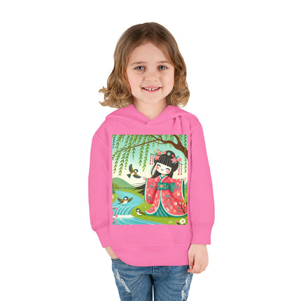 Sparrow Dance Geisha Fairy Toddler Pullover Fleece Hoodie