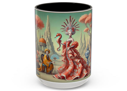 The Seahorse Court Colorful Mugs (11oz, 15oz)