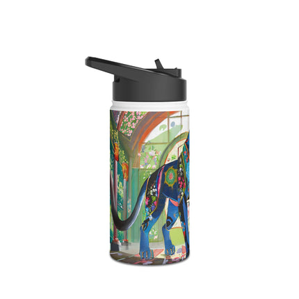 Cyber Panther's Hunt Stainless Steel Water Bottle