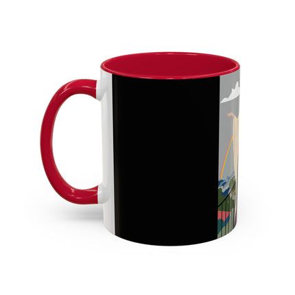 Rainbow Reverie Colorful Mugs – Elegant Renewal & Serene Beauty