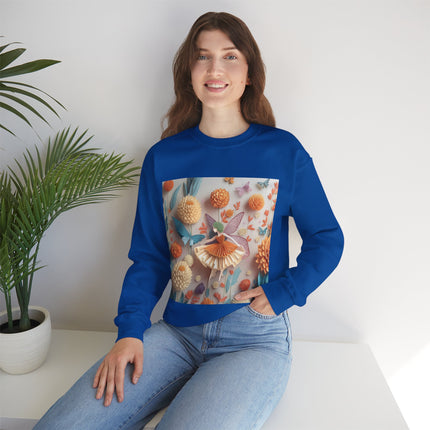 Dahlia Fairy Unisex Heavy Blend™ Crewneck Sweatshirt
