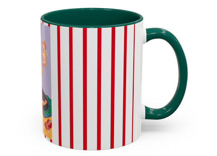 Art Deco Christmas Colorful Mugs (11oz, 15oz)