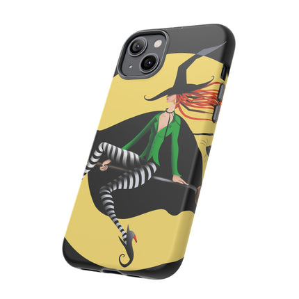 A Witch’s Moonlit Flight Phone Cases