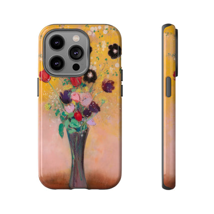 Vase of Flowers by Odilon Redon Phone Cases