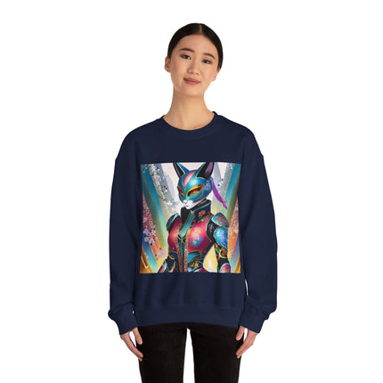 Cyberpunk Chic Unisex Heavy Blend™ Crewneck Sweatshirt