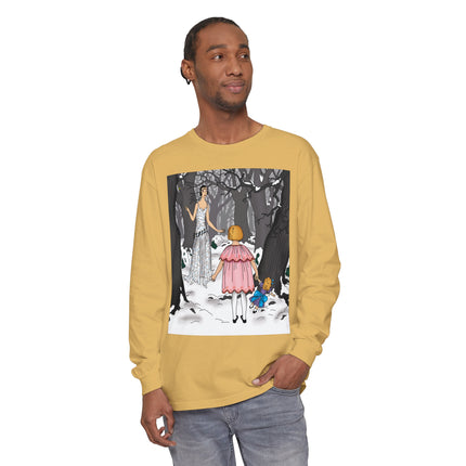 Fairy Tale Elegance Unisex Garment-dyed Long Sleeve T-Shirt
