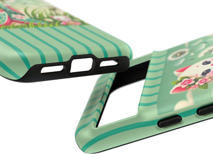 Geisha Kitten and the Dandelion Phone Cases