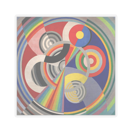 Rythme No. 1 by Robert Delaunay Kiss-Cut Stickers (4 Sizes)