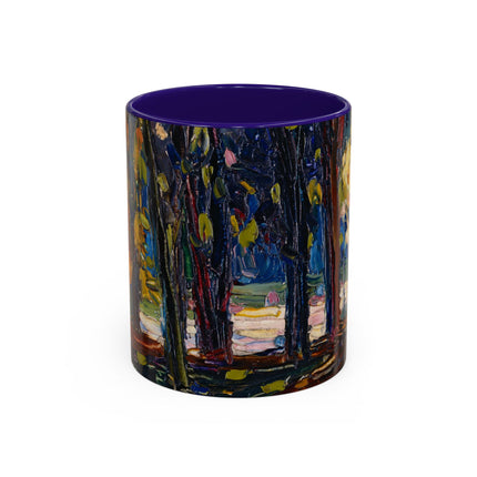 In the Park of St. Cloud by Wassily Kandinsky Colorful Mugs (11oz, 15oz)