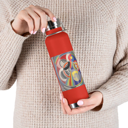 Rythme No. 1 by Robert Delaunay Copper Vacuum Insulated Bottle, 22oz